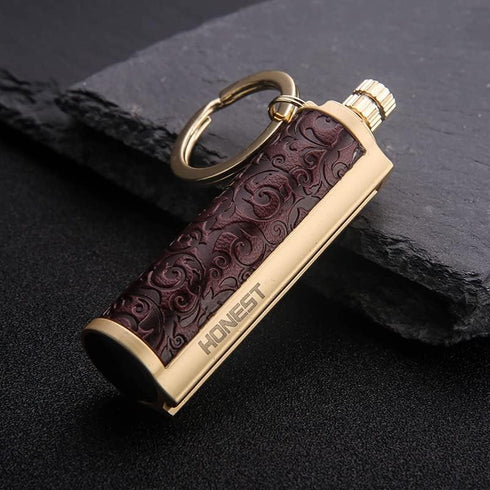 Permanent Match Keychain Lighter, Matchstick Flint Fire Starter for Outdoor Camping, Emergency Survival Gear