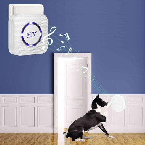 EverNary Dog Door Bell for Potty Training, Dog Bells to Go Outside, 2 Receiver 2 Transmitters for Training