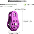 JEELAD Aluminum Alloy 26kN Climbing Pulley - Single Sheave Rescue Pulley for Hauling Outdoor Zipline Rigging