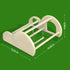 Chicken Perch with Swing & Mirror, Waterproof PVC Roosting Stand for Hens Activity Gym for Chick Toys & Bantams