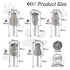 Diamond Dog Nail Grinder Bits - FOCSTOL 5pcs 1/8'' Rotary Bit for Dogs & Pets Nail Care
