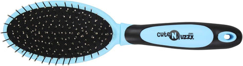 Double Sided Pet Grooming Brush, Royal Blue