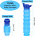 Queuing-2 Pack 750ml Emergency Urinal for Kids Adult,Portable Reusable Outdoor Urinal Potty Pee Bottle, Outdoor