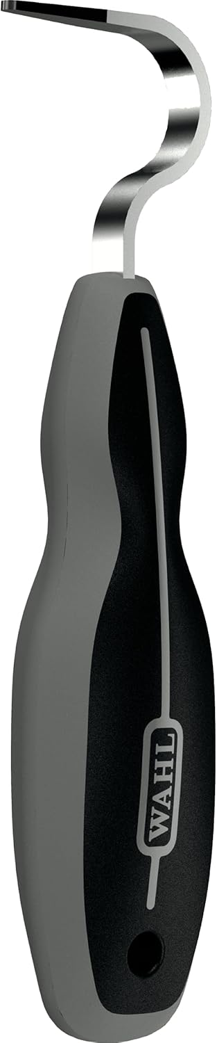 Wahl Professional Animal Equine Grooming Horse Hoof Pick, Ergonomic Rubber Handle, Black