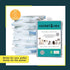 300 22" 22" (Pack 2) rocket & rex Premium Washable Pee Pads for Dogs, Waterproof & Reusable Puppy Pads for Potty