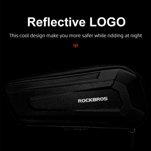 ROCKBROS Water-Resistant Bike Frame Bag, Triangle Storage Pouch for Mountain Road Bike Accessories