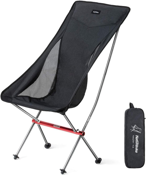 Naturehike Camping Chair, Foldable with Storage Bag, Outdoor Portable Chair for Adults,