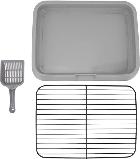 Fockety Dog Potty Tray, Mesh Training Toilet Potty Tray Removable Stable Structure Dog Training Toilet Potty Training