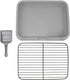 Fockety Dog Potty Tray, Mesh Training Toilet Potty Tray Removable Stable Structure Dog Training Toilet Potty Training