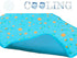 SEIS Dog Ice Pad - Ice Silk Cats Kennel Mat Pet Cooling Pad Summer Cool Bamboo Mat (Blue Fruit, L)
