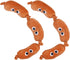 Sausage Squeaky Dog Toy for Small & Medium Dogs, Squeaky Plush Chewer,