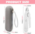 Londehuhai 2-in-1 Trimmers, Trimmer Dog Nail Grinder & Dog Nail Clippers Dogs with LED Light + Splash Guard + Storage