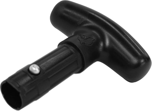 Pelican T-Curved Ergo Handle, Converts Kayak Paddle into Single Oar, 4.9 x 4.1 x 1.5 in, Black