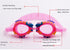 Swimming Goggles for Kids, No Leak Anti Fog UV Swim Goggles Teens Age 3-12,Extra Ear Plugs SG7