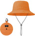 Waterproof Bucket Hat for Men Women, Packable Wide Brim Rain Hat, UV Protection Summer Beach Fishing Hiking
