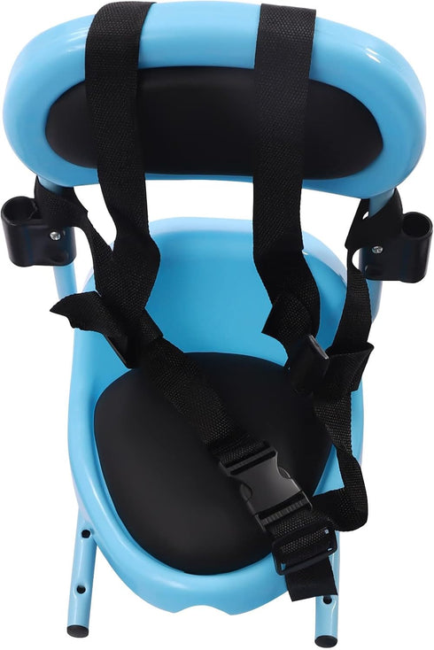 SHATUOA 6 6 Removable Rear Kids Bike Seat, Portable Baby Safety Rear Seat with Soft Cushion, Back-Mounted Child Bike