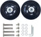 Mute Wear-resistant Luggage Suitcase Replacement Wheels Kit, 3.15 inches Inline Outdoor Skate Replacement Wheels