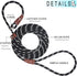7Ft Slip Lead Dog Leash for Small Dogs, Lightweight Nylon Rope Leash for No Pull Small Puppy Pet Training, Black