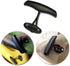 Kayak Carry Handle Pull Canoe Handles T-Handle Grip Front Rear Mount Replacement Hardware Parts Kit with Cord Rope Pad Eyes Screws Carrying Accessories 4 PCs