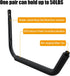 Heavy Duty Kayak Storage Racks, Jumbo Wall Hooks for Canoe, Ladder, Bicycle, Surfboard, Snowboard, Tools