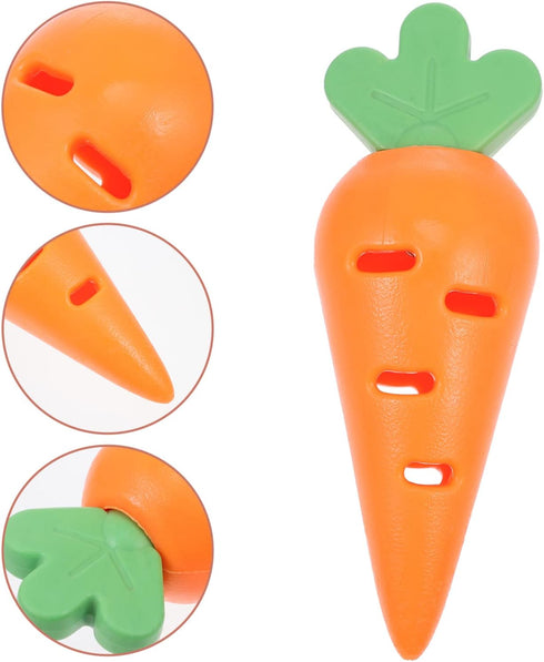 balacoo Food Dispensing Chew Toy for Dogs Interactive Carrot Shape Biting Plaything for Puppies Encourages Chewing