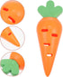 balacoo Food Dispensing Chew Toy for Dogs Interactive Carrot Shape Biting Plaything for Puppies Encourages Chewing