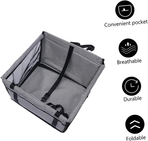 BESPORTBLE Pet Travel Carrier Safety Belt Breathable Dog Car Seat Cover for Cars Easy to Install Pet Seat for Dogs