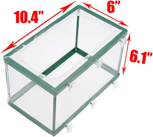 Aquarium Mesh Hatchery Breeder Plastic Frame Fish Tank Separation Breeding Net