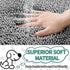 Mud Mats for Dogs, Large Soft Microfiber Absorbent Dog Mat with Non-Slip Backing for Muddy Paws (16"X24", Grey)