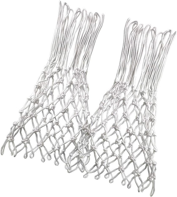 Heavy Outdoor Indoor Basketball Net Replacement 2 Pack, All Weather Anti Whip, Suitable for Standard 12 Loops Rims