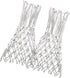 Heavy Outdoor Indoor Basketball Net Replacement 2 Pack, All Weather Anti Whip, Suitable for Standard 12 Loops Rims