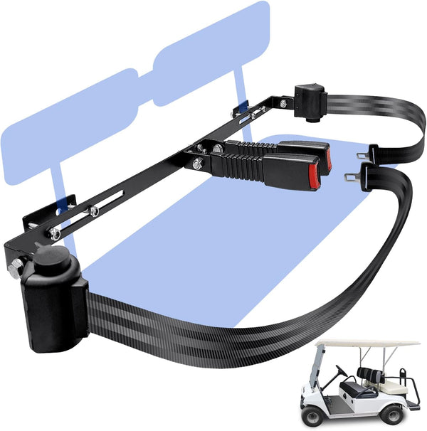 YOUXIFUN Retractable Golf Cart Seat Belt Bracket Kit for EZGO, Club Car, Yamaha