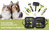 Generic 6 PCS Dog and Cat Grooming Kit, Versatile Tools Including Shedding Brush, Nail Clipper with Nail File, Slicker