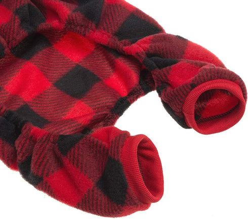SCENEREAL Dog Pajamas for Small to Large Dogs, Warm Puppy Onesie Outfits for Winter Christmas - Dog Jammies Pjs