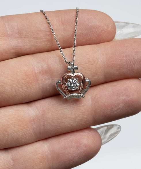 Generic Reusable Wife Gifts, Happy Anniversary to My Lovely Wife. You're My Lobster, and I'm!, Birthday Crown Pendant