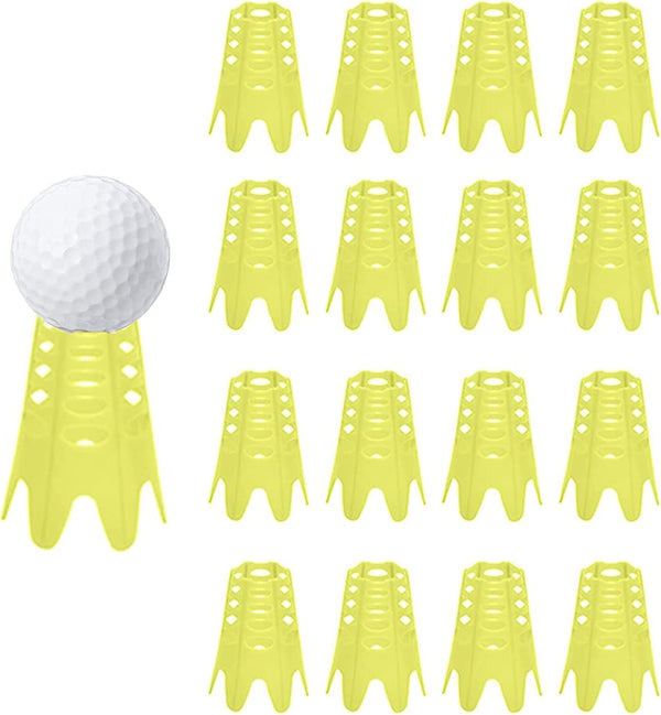 Golf Simulator Tees - Indoor Plastic Practice Golf Mat Tees for Winter Turf and Driving Range