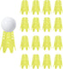 Golf Simulator Tees - Indoor Plastic Practice Golf Mat Tees for Winter Turf and Driving Range