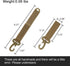 Tactical Gear Clip Nylon Carabiners, 2” Military Hooks for EDC MOLLE Webbing Keychains