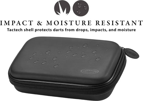 Sentinel EVA Foam Shell Dart Case, Holds 6 Darts and Extra Accessories, Compatible with Steel Tip Darts