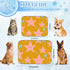 imiBBWQu Summer Summer 27" 22" Dog Cooling Mat Floral Starfish Jellyfish Pink Dog Cooling Mat for Washable Pet Pad Bed