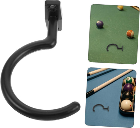 BESPORTBLE Convenient Billiard Hook Pool Table Side Hanger Multi-function Snooker Hook Pool Cue Holder Billiard Table
