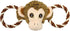 Jolly Pets Jolly Tug-a-Mal Monkey Tug/Squeak Toy, Medium