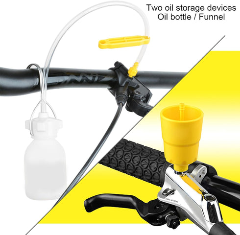 Professional Universal Hydraulic Disc Brake Bleed Kit, Mineral Oil Repair Tool for Brake Bleeding