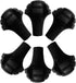 Trekking Poles Tips, Rubber Hiking Sticks End Caps Protectors, Replacement Accessories for Most Hiking Canes
