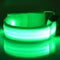 LED Slap Band, USB Rechargeable Light Up Sport Armband, Adjustable Glow in The Dark Bracelets for Night Safety