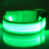 LED Slap Band, USB Rechargeable Light Up Sport Armband, Adjustable Glow in The Dark Bracelets for Night Safety