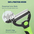 Dematting and Deshedding Brush for Dogs and Cats, Double Sided Pet Grooming Tool, Hair Shedding Comb (Green)
