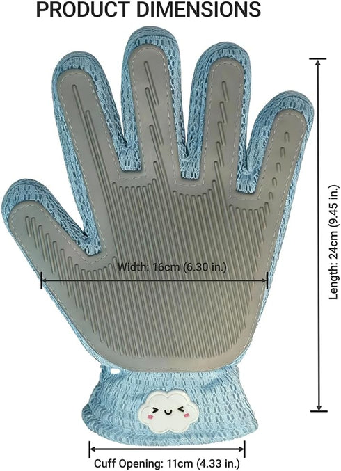 Generic (1-Pack, MEUOMIW Pet Hair Remover Glove, Efficient Dog & Cat Grooming Glove, Deshedding Brush for Shedding