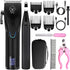 VOTMONI Professional Dog Grooming Kit Low Noise Pets Paw Trimmer Electric Hair Trimmers