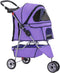 BestPet 3 Wheels Pet Stroller Dog Cat Cage Jogger Stroller for Medium Small